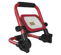 EMOS - Foco LED con batería ACCO, 20 W - Impermeable IP54 - Foco portátil de construcción, brillo regulable 1650 lm, luz blanca fría 6500 K - 12 h de tiempo de funcionamiento, batería de 5000 mAh