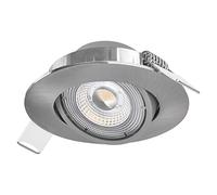 EMOS - Foco LED empotrable (5 W, 230 V, luz blanca cálida, 3000 K, 450 lúmenes, bajo consumo