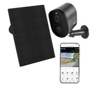 EMOS GoSmart Cámara IP exterior inalámbrica SNAP-1150G con batería, WiFi y panel solar