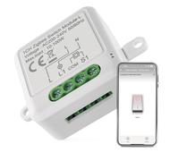 EMOS GoSmart - Módulo de interruptor de luz inteligente para el hogar con aplicación, ZigBee, para interruptor individual, interruptor de relé empotrado para control remoto, control por voz con Alexa