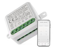 EMOS GoSmart Smart - Módulo de regulador de intensidad con aplicación - ZigBee - para interruptor doble - Interruptor regulable empotrado para control remoto, control por voz, compatible con Google