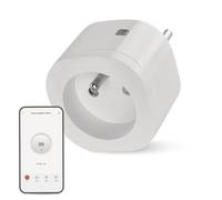 EMOS GoSmart ZigBee - Enchufe inteligente de 16 A, 2,4 GHz con temporizador y contador de corriente, controlado manualmente y con aplicación EMOS GoSmart, compatible con asistente de voz Amazon Alexa