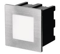 EMOS Iluminación LED para escaleras para exteriores, orientación, luz blanca neutra (4000 K), brillo 75 lm, iluminación de escalones de noche completa 1,5 W, 220 - 240 V, dimensiones 8 x 8 cm