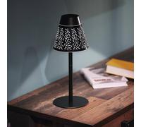 EMOS Lámpara de mesa LED GRACE 4,2 W, brillo de 80 lm, batería recargable de iones de litio de 2200 mAh con 50 h de duración de luz, luz blanca neutra, 4000 K, regulable, cable de carga USB C/A de 1,5