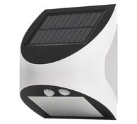 EMOS - Lámpara solar LED Lumi para exteriores con sensor de movimiento - Lámpara solar de pared para el hogar/jardín con luz ambiental - Alcance del sensor 5 m/120° - 2 modos de luz, brillo máx. 240