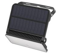 EMOS - Lámpara solar LED SOLO para exterior con detector de movimiento - Aplique solar para casa y jardín - Alcance del sensor 6m, ángulo de detección 120° - 3 modos de luz, brillo máx. 1000lm, blanco