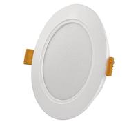 EMOS Panel LED de 9 W, redondo, 900 lm, empotrable, diámetro 12 cm, blanco neutro 4000 K, incluye controlador LED, extraplano, profundidad de montaje de 2,6 cm, color blanco