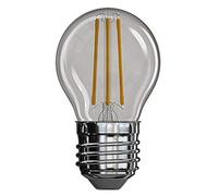 Emos z74241 a + +, LED filamento de la bombilla mini Globe a + +, blanco neutro, cristal, 4 W, E27, transparente, 5,2 x 8,7 cm
