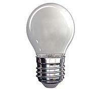 Emos z74244 a + +, LED filamento de la bombilla mini Globe a + + Mate blanco cálido, cristal, 4 W, E27, transparente, 5,2 x 8,7 cm