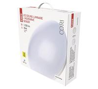 Emos zm3412, lámpara LED nachgesetzte Cori con MW Sensor IP44 18 W NW, acero, White, 40 x 11, 5 x 40 cm
