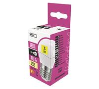Emos zq1120 a +, bombilla de LED Classic Mini Globe, blanco cálido, cristal, 6 W, E27, transparente, 4,5 x 7,4 cm