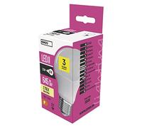Emos zq5130 a +, bombilla led Classic A60, luz cálida, cristal, 8 W, E27, transparente, 6,2 x 11, 5 cm