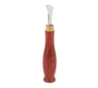 Emoshayoga Herramienta Ergonómica para Marcar Bordes de Cuero, 1,5mm, para Marcar Líneas Decorativas en Artesanía en Cuero, Hecha de Acero con Alto Contenido de Carbono y Madera