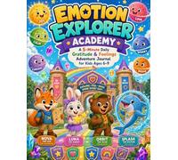 Emotion Explorer Academy: A 5-Minute Daily Gratitude & Feelings Adventure Journal for Kids Ages 6-9