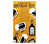 Emotional Rescue Face Ache, tarjeta de cumpleaños para él, un poema para el cumpleaños de niño, tarjeta de cumpleaños divertida para él