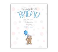 Emotional Rescue Tarjeta de cumpleaños con texto en inglés «Stuffed with Love», tarjeta de cumpleaños para ella, con texto en inglés «My Party Animal Friend», bonita tarjeta de cumpleaños para ella