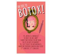Emotional Rescue Tarjeta de cumpleaños para mujer, con texto en inglés An Ode to Botox!, divertida tarjeta de cumpleaños para ella