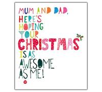 Emotional Rescue Tarjeta de Navidad para mamá y papá, divertidas tarjetas de Navidad para mamá y papá, tarjeta de Navidad para mamá y papá, tarjeta de Navidad para mamá y papá, tarjeta de Navidad