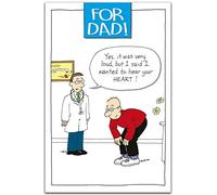 Emotional Rescue Tarjeta divertida para el día del padre para papá, divertida tarjeta del día del padre