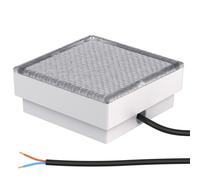 Empotrable de suelo de adoquines LED CUS para exterior IP67 cuadrado 15 x 15cm