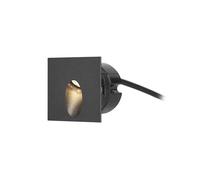 Empotrable exterior aluminio color negro serie icon 7.5cm