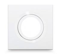 Empotrable itaca cuadr. 2,5x10x10 cm blanco/blanco gu10 corte 7 cm
