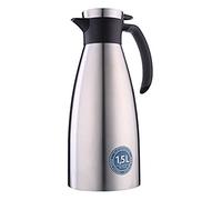 Emsa 514499 - Jarra isotérmica con asa protegida, Negro, 1,5 L