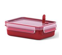 Emsa 517772 recipiente de almacenar comida 0,8 l rojo, transparente 1