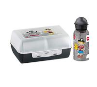 Emsa 518136 - Set botella de agua y fiambrera pirata para niños de Tritan