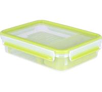 Emsa brunchbox clip go - fiambrera, color verde
