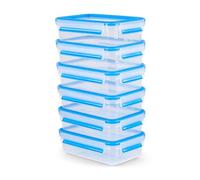 Emsa Clip & Close Conservación de Alimentos, Set Mealprep, Recipientes Herméticos, A Prueba de Fugas, 6 x 0,8 L, N1031950