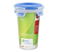 EMSA Recipiente hermético Clip & Close Redondo 0,35 l Transparente/Azul