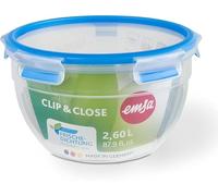 Emsa clip & close redondo - hermético de plástico redondo de 2,60 l,