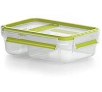 Emsa clip&go brunchbox - recipiente hermético de plástico con soport
