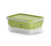 Emsa Táper Clip & Go XL 2,3 L Verde/Transparente 1 pieza