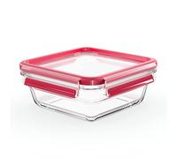 Emsa Hermético ClipClose cristal cuadrado con tapa PP – Higiénico, Baby Care, microondas/congelador