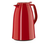 Emsa Mambo 517011 Jarra térmica de 1,5 litros, Cierre Quick Tip, 100% hermética, Mantiene el Calor Durante 12 Horas y 24 Horas de frío, Color Rojo Brillante
