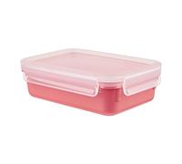 Emsa N1012600 Clip & Close Color Edition - Recipiente hermético (0,8 L), Color Coral