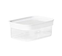 Emsa N11416 Optima - Caja de almacenamiento en seco (0,45 L, rectangular, 100% segura, higiénica, segura y eficiente en el espacio, sellado de frescura, sin BPA, diseño transparente