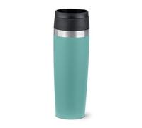 Emsa N2023850 Travel Mug Classic - Taza de viaje (0,5 L, cierre de rosca, recubrimiento en polvo, acero inoxidable, 6 horas de calor y 12 horas de frío, 100% hermético, apertura de 360°, acero