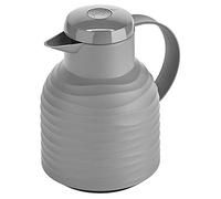 Emsa N40109 Samba Wave Jarra térmica | Quick Press plástico | Frasco aislante de cristal | Cafetera: 12 h caliente/24h frío | 100% estanco | Wave Stone | 1,0 litros