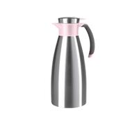 Emsa Soft Grip N4120600 - Jarra térmica (1,5 L, acero inoxidable, 12 horas de calor + 24 horas de frío, a prueba de fugas, mango antideslizante, color rosa pálido