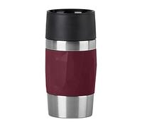 EMSA Travel Mug Compact Isolierbecher rd | 0,3 L, Weinrot