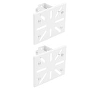 EMSea 2 Juegos Soportes de Montaje para Cámara con Canalón Compatible con SoloCam S340 Compatible con Wyze Compatible con Ring 110 X 90mm Blanco