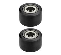 EMSea 2 rodillos delanteros de lijadora de banda neumática de 20 x 14 mm para lijadora de correas de 20 x 520 mm