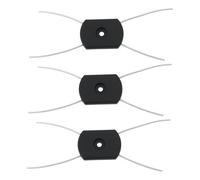 EMSea 3 Piezas Cabezal de Corte de Alambre de Acero Cabezal de Desbrozadora Eléctrica de 15x6,5cm Adecuado para Diferentes Tipos de Césped Y Terrenos