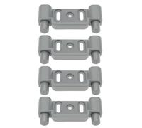 EMSea 4 Cierres para Puertas de Armario de 53 X 11 X 25 Mm para Caravanas Y Autocaravanas Compatible con Swift Y Compatible con Sterling Grey