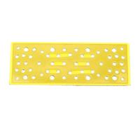 EMSea - Almohadilla de lijado compatible con Mirka DEOS 383CV Lijadora de gancho y hebilla para lijadora de herramientas abrasivas, almohadilla protectora de repuesto para lijadora 70 x 198 mm