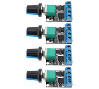 EMSea Controlador de Velocidad Del Motor PWM DC5V-16V 10A 4 Unidades Regulador de Voltaje Regulador de Velocidad Continuo Adecuado para Ventilador de Motor de CC Bomba de Oxígeno para Pecera