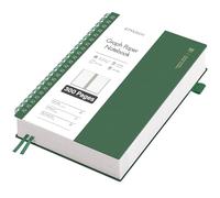 EMSHOI Cuaderno A4 cuadriculado, cuaderno espiral con 300 páginas/150 hojas, papel cuadriculado de 100 g/m² para escribir, tapa dura de PVC, para escuela, trabajo, dibujo, diario de viaje, 21,5 x 27,9